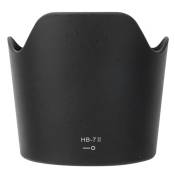 Parasoleil à monture en plastique noir durable HB-7II pour objectifs Nikon AF 80-200mm f / 2.8 D ED
