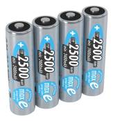 ANSMANN - Batterie 4 x type AA - NiMH - (rechargeables) - 2500 mAh