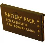 Batterie pour CASIO EXILIM ZOOM EX-Z60 - Otech
