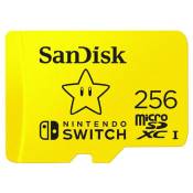 Carte mémoire microSDXC SanDisk pour Nintendo Switch 256 Go