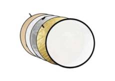 Caruba réflecteur 5-en-1 or / argent / blanc / transparent / soft gold 56 cm