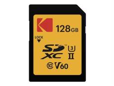 Kodak ULTRA PRO - Carte mémoire flash - 128 Go - Video Class V60 / UHS-II U3 / Class10 - SDXC UHS-II