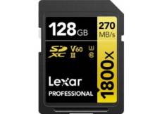 Lexar Professionnal Carte SD V60 Gold - 128Gb