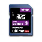 Integral - Carte mémoire flash - 32 Go - Video Class V10 / UHS-I U1 / Class10 - SDHC UHS-I