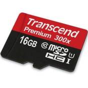 Transcend - Carte mémoire flash - 16 Go - UHS Class 1 / Class10 - micro SDHC