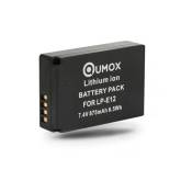 Accu LP-E12 Qumox batterie pour Canon EOS M, M50, M2, M100, M10, 100D