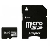 Carte Micro SD 64go Class 10 plus adaptateur SD Carte mémoire imro Card