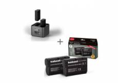 Hahnel kit 2x batteries ULTRA compatibles Nikon EN-EL15 + Chargeur Double Procube2 Nikon