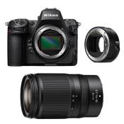 Nikon appareil photo hybride z8 + z 28-75mm f/2.8 + ftz II adaptateur