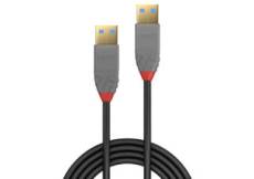 Lindy Câble USB 3.2 type A vers A 5Gbit/s. Anthra Line 3m