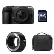 Nikon appareil photo hybride z30 + z 16-50 + sac + carte sd 8 go + adaptateur ftz II