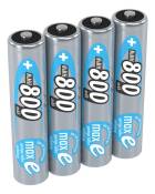 ANSMANN maxE - Batterie 4 x AAA - NiMH - (rechargeables) - 800 mAh