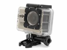 Camera embarquée sport lcd caisson étanche waterproof 12 mp full hd 1080p or + sd 16go yonis