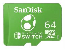 SanDisk Nintendo Switch - Carte mémoire flash - 64 Go - microSDXC UHS-I