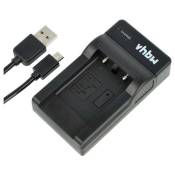 Vhbw chargeur USB câble compatible avec Fujifilm NP-45, NP-45A caméra batterie