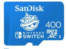 Carte Mémoire Micro SD Micro SDXC Sandisk 400Go UHS-1 100M/R 90M/W pour Nintendo Switch