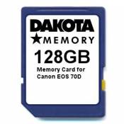 128GB Memory Card for Canon EOS 70D