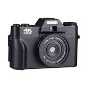 Appareil photo numérique LINFE 4K HD 48Mpx avec caméra WIFI Noir