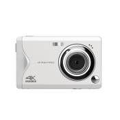 Appareil photo numérique Preisku, 4K HD, 800MP, Avec un écran de 3 pouces-Blanc