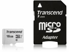 Transcend micro sdhc 16go class 10 + adapt ts16gusd300s-a TS16GUSD300S-A