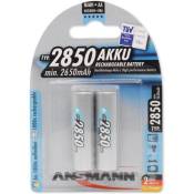 ANSMANN Mignon - Batterie 2 x type AA - NiMH - (rechargeables) - 2850 mAh