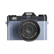 LINFE Appareil photo numérique haute définition Micro SLR 4K Selfie 32GB - Gris