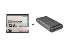 SanDisk Carte CFast 2.0 Extreme Pro - 128Gb + Professional Pro-Reader CFast bundle