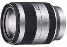 SONY E 18-200 mm f/3.5-6.3 OSS monture Sony E objectif photo hybride gris