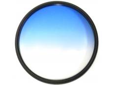 Bematik - filtre photo couleur dégradé bleu pour objectif 52 mm