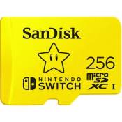 SanDisk carte microSDXC UHS-I 256Go pour Nintendo Switch - SDSQXAO-256G