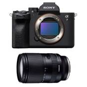 Sony appareil photo hybride alpha 7 iv + tamron 28-200mm f/2.8-5.6 di III rxd fe