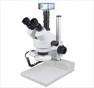 Radical 165 mm stéréo 3–90 x Zoom LED Digital Microscope W 3 MP Caméra USB et logiciel de mesure