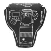 Sac amortisseur étanche en nylon pour appareil photo reflex numérique Noir