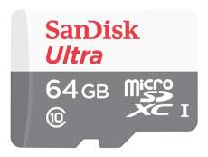 SanDisk Ultra - Carte mémoire flash - 64 Go - Class 10 - microSDXC UHS-I