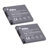 Vhbw 2x Li-Ion batterie 500mAh (3.7V) pour appareil photo DSLR Canon Digital Ixus 160, Ixus 165 remplace NB-11L
