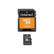 Intenso - Carte mémoire flash (adaptateur microSDHC - SD inclus(e)) - 32 Go - Class 4 - micro SDHC