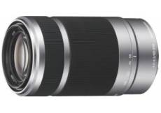 SONY E 55-210 mm f/4.5-6.3 argent monture Sony E objectif photo hybride
