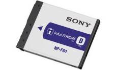 Sony InfoLithium D-type NP-FD1 - Pile pour appareil photo - Li-Ion - 680 mAh - pour Cyber-shot DSC-G3, T1B, T500, DSCT70, DSC-T700, T77, T90, T900, T9