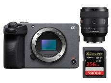 Boîtier Noir Sony FX30 + FE 50 mm f1.4 GM + SanDisk 256GB Extreme Pro SDXC UHS-II U3 V90 300MB/s