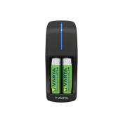 Mini-chargeur + 2 piles AA rechargeables 2100mAh