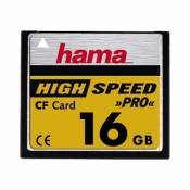 Hama HighSpeed Pro - Carte mémoire flash - 16 Go - 200x - CompactFlash - pour Canon EOS 50, 5D; JVC Everio GZ-MG331; Nikon D3X; Olympus E-520; Sony a 