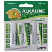 InLine - Batterie 10 x AA / LR06 - Alcaline
