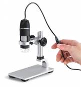 Kern ODC 895 - Microscopes numériques USB - 10x / 200x, Le microscope numérique USB pour un contrôle rapide ou vos loisirs, Supporter: Colonne, avec m