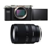Sony appareil photo hybride alpha 7c silver + tamron 17-28mm f/2.8 di III rxd