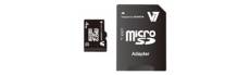 V7 VAMSDH4GCL4R-2E - Carte mémoire flash (adaptateur microSDHC - SD inclus(e)) - 4 Go - Class 4 - micro SDHC - noir