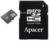 Carte Micro SD 4 Go + Adaptateur SD pour Samsung S8500 Wave