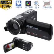 Caméra vidéo Caméscope HD 1080P 24.0MP Zoom numérique 16X Caméra Vision nocturne wedazano103