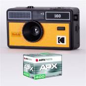 KODAK DA00258 - Pack Appareil Photo KODAK i60 et 1 pellicule 400 ISO de 36 poses, Objectif Optique 31 mm, Convient aux films ISO 200/400/800, Pour les