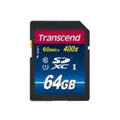 Transcend 64 go carte mémoire sdxc classe 10 uhs-i 300x ts64gsdu1