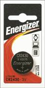 Pile E2430 ENERGIZER lithium 3V - CR2430 BL/1